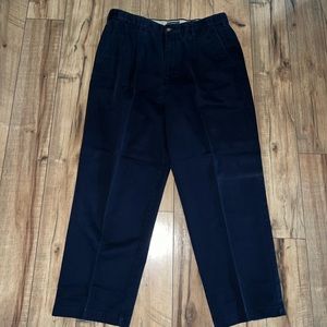 dark blue khakis
